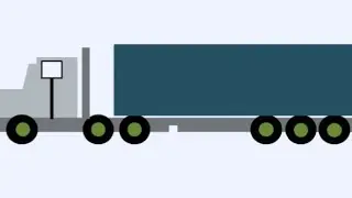 Creating a Truck Container Design with Shape Tools | Membuat Desain Truk Kontainer dgn Tools Shape