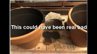 DIY Flower Pot Heater gets out of hand