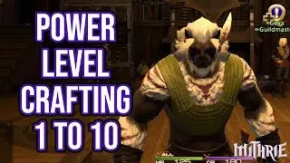 FFXIV 5.1 1400 Crafting 1 to 10 (Power Level Guide)