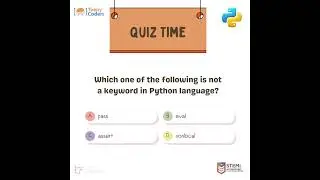 Python Quiz | keywords in Python | TeenyCoders 