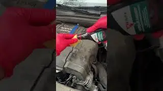 Как без воды помыть двигатель