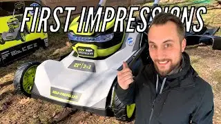 RYOBI 40V HP Lawn Mower | Unboxing | First Impressions | RY401140US