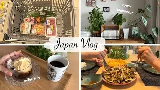 room makeover, clean bathroom, coffee jell and celery gyoza🥟 | housewife daily