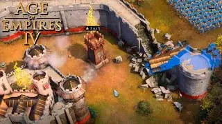 Age of Empires 4 - MASSIVE ASSAULT ON THE FORTRESS