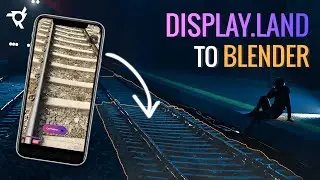 Using a SMARTPHONE to Create an Atmospheric Night Scene in Blender 2.8 | Display.Land to Blender 2.8