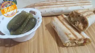 Wrap Tarifi - Muhteşem Tavuklu Wrap 👌