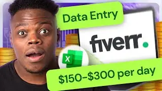 How to MAKE Money with Data Entry on Fiverr (AI Secrets 🤫)