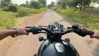 Royal Enfield Bullet 350 Ride around Town [RAW Sound]