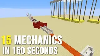 Minecraft: 15 Parkour Mechanics in 150 seconds