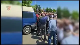 MEK Member Caught in Drone Footage While Burning Sensitive Documents