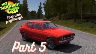 Playing my summer car for the first time | PT 5: "Automotive 'construction' " (no commentary)
