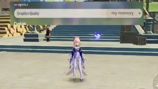 When you play Genshin Impact with lowest quality in Mobile