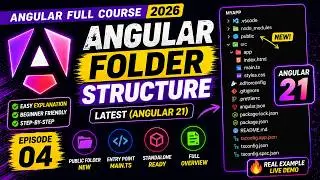 Angular Full Course 2026 #4 | Folder Structure Explained 🔥