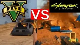 COMPARISON GTA V vs. Cyberpunk 2077 PC | Which one is better