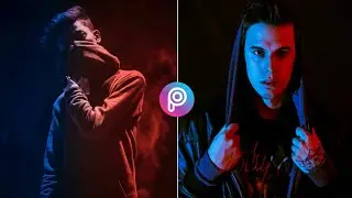 Dual Tone Effect | Picsart Editing Tutorial | Picsart Dark Tone Effect