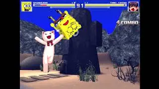 MUGEN - SpongeBob VS Tomo Takino