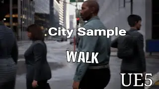 long Sample City Metahuman City Walk in Unreal Engine 5 render Unreal Engine 5 UE5