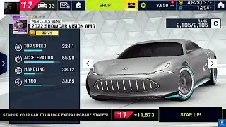 Asphalt 9 | Mercedes-Benz 2022 Showcar Vision AMG Car | 2 Star | Upgrade | Walkthrough 2023