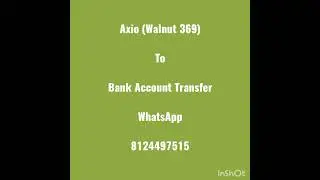 Axio To Bank Transfer