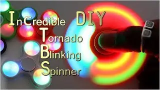 🏵 Incredible DIY Tornado Blinking Spinner, Very cheap and fun to build at home