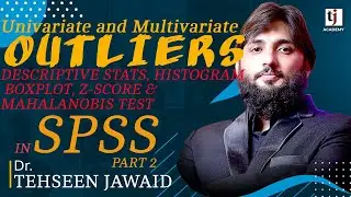 Univariate and Multivariate Outlier in SPSS Part2/2  @TJAcademyofficial #datascience #spss
