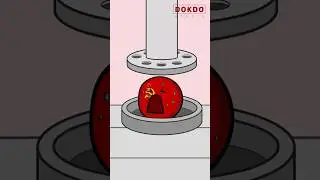Hydraulic Press Countryballs | Touchless Dance Meme