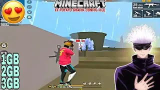 FREE FIRE MINECRAFT GRAPHICS OB53 🔥 | FF NO LAG CONFIG | GRAFIK MINECRAFT FF LAG FIX CONFIG FILE 😍