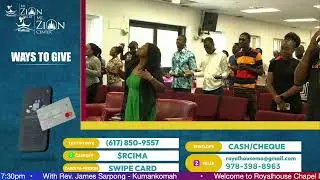 WMG SUNDAY SERVICE WITH REV JAMES SARPONG-KUMANKOMAH|| 08-25-2024.