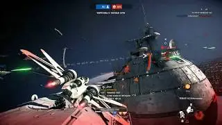 Star Wars Battlefront 2: Space Battle Gameplay #13 - Ultra settings - 60 FPS -1080P