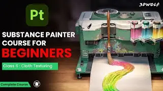 Substance 3D Painter Tutorial | 6. Cloth and Fabric Texturing in Substance Painter
