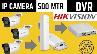 How to Connect Hikvision 4 IP Camera with Tenda P2P Device to Hikvision Dvr