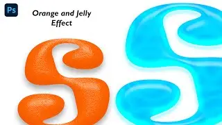 Create Unique Orange Peel & Translucent Jelly Text in Photoshop - Design Hack!