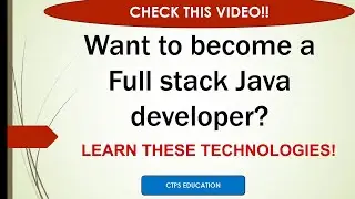 Roadmap to learn Java and become a Java Full stack developer | Skills for java full stack developer