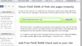 How To Check The Google Page Rank Of Any Website
