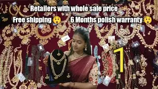 New collection 1 || immitation jewelry || cz ,Matt ,gold finish,all types of immitation jewelry