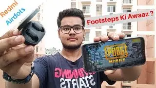 PUBG Mobile on Mi Redmi Airdots | Using true wireless earbuds in hindi/2019