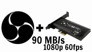 Elgato Game Capture HD60 PRO + O.B.S Capture Quality Test (1080p 60fps at 90 MB/s)