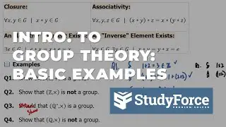 Group Theory - The Basics with Examples