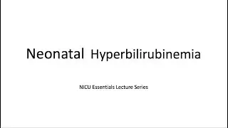 Neonatal Hyperbilirubinemia