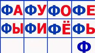 Russian Blue Cat|| Russian Alphabet||Alfabeto Ruso