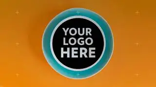 After Effects Spinning logo animation intro template (no software needed)