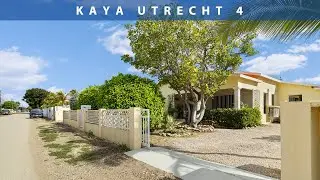 Large garden surrounding your home with no less than 2 garages. Kaya Utrecht 4, Bonaire.