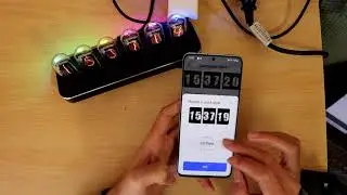 How to change NovelLife Tube Clock display numbers style
