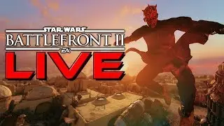 LIVE Star Wars Battlefront 2 - Epic level Heroes and Modded PC gameplay