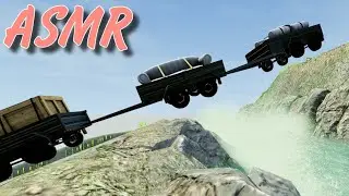 АСМР ЭКСПЕРИМЕНТЫ С ПРИЦЕПАМИ В BeamNG Drive