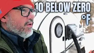 -10°F Polar Vortex Camping Challenge | Off-Grid Teardrop Camper