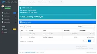 APLIKASI KAS/PEMBUKUAN MASJID/MUSHOLLA/SEKOLAH/MADRASAH BERBASIS WEB PHP RESPONSIVE FREE SHARED