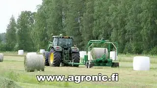 Agronic 1025.2 bale wrapper, automaattinen paalinkäärin