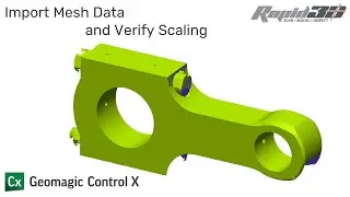 Geomagic Control X - Measurement without CAD - Import scan and verify scaling