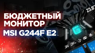 БЮДЖЕТНЫЙ ИГРОВОЙ МОНИТОР MSI G244F E2